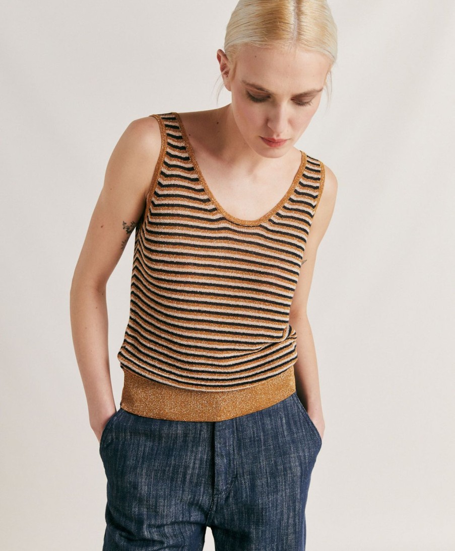 Clothing Momoni | Liccia Knitwear Striped And Ribbed - Multicolor