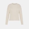 Clothing Momoni | Baumette Knitwear With Mixed Stitches - Cream