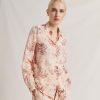 Clothing Momoni | Simon Shirt In Crepe De Chine - Rose/Dark Cherry