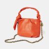 Shoes And Accessories Momoni | Petit Madeleine Bag In Nappa Leather - Coral