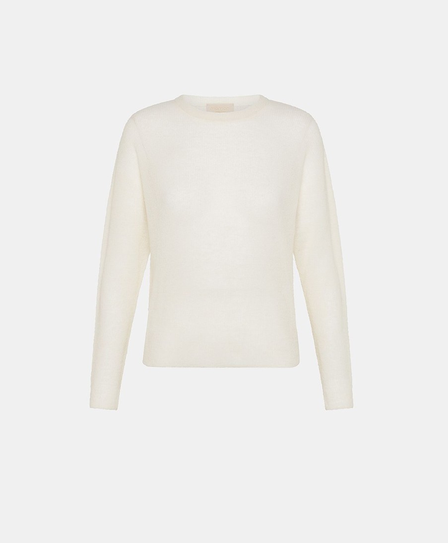 Clothing Momoni | Marmotta Knitwear Ribbed - Cream