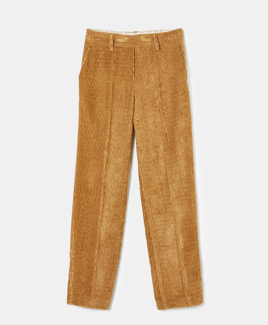 Clothing Momoni | Vischio Pants In Soft Corduroy - Cigar