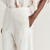 Clothing Momoni | Lucia Pant In Gauze - Cream