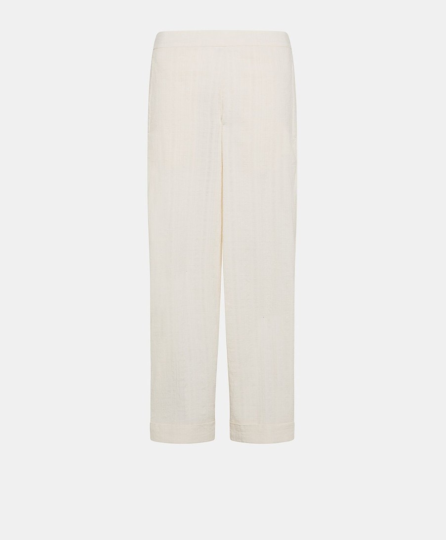 Clothing Momoni | Lucia Pant In Gauze - Cream