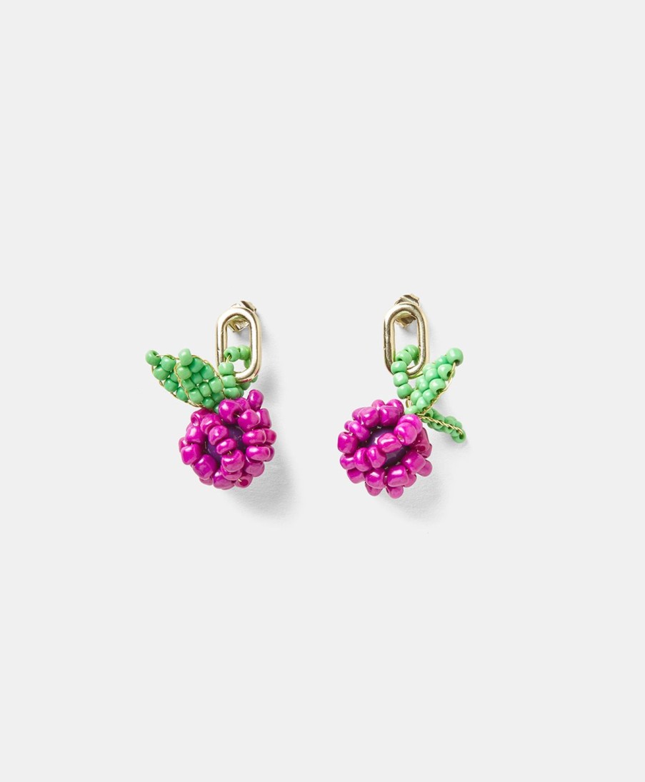 Shoes And Accessories Momoni | Aymon Earrings With Handmade Elements - Multicolor