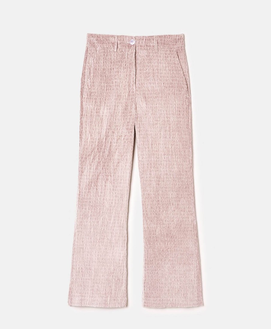 Clothing Momoni | Indra Pants In Cold-Dyed Corduroy - Lilac