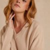 Clothing Momoni | Ariel Knitwear In Plain Wool/Cashmere - Beige