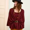 Clothing Momoni | Divina Knitwear In Light Alpaca/Lurex - Bordeaux