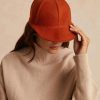 Shoes And Accessories Momoni | Daniel Hat In Wool - Rust