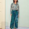 Clothing Momoni | Grecale Bis Pant In Tie Dye Corduroy - Multicolor Green