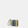 Shoes And Accessories Momoni | Yamir Bag In Striped Raffia - Multicolor