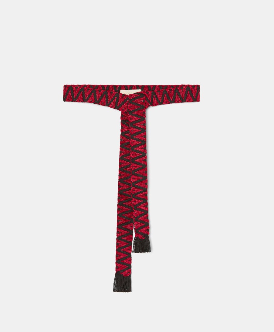 Shoes And Accessories Momoni | Gaetan Belt - Black/Cherry