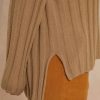 Clothing Momoni | Gael Knitwear In Flat Rib Cashmere - Camel