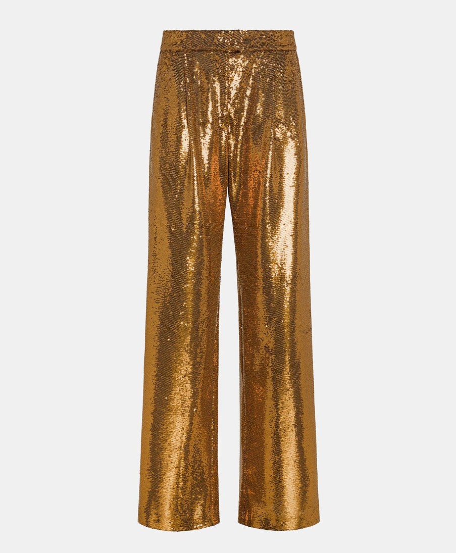 Clothing Momoni | Yoann Pant In Sequins - Bronze