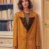 Clothing Momoni | Germain Jacket In Elegant Viscose Wool - Cigar Brown