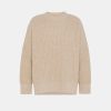 Clothing Momoni | Gatien Knitwear In Ribbed Lurex - Powder Pink