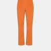 Clothing Momoni | Indra Pant In Stretch Ribbed Co/Mo - Orange