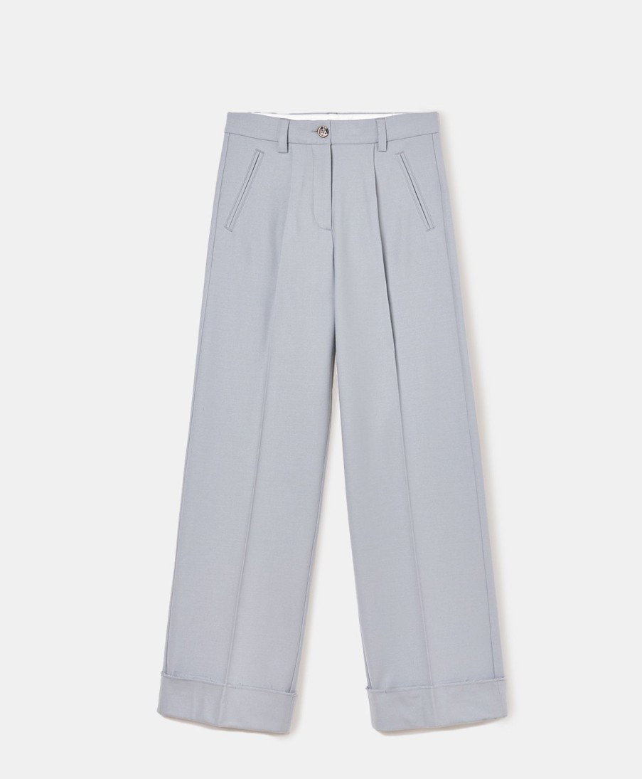 Clothing Momoni | Civetta Pants In Stretch Flannel - Dust