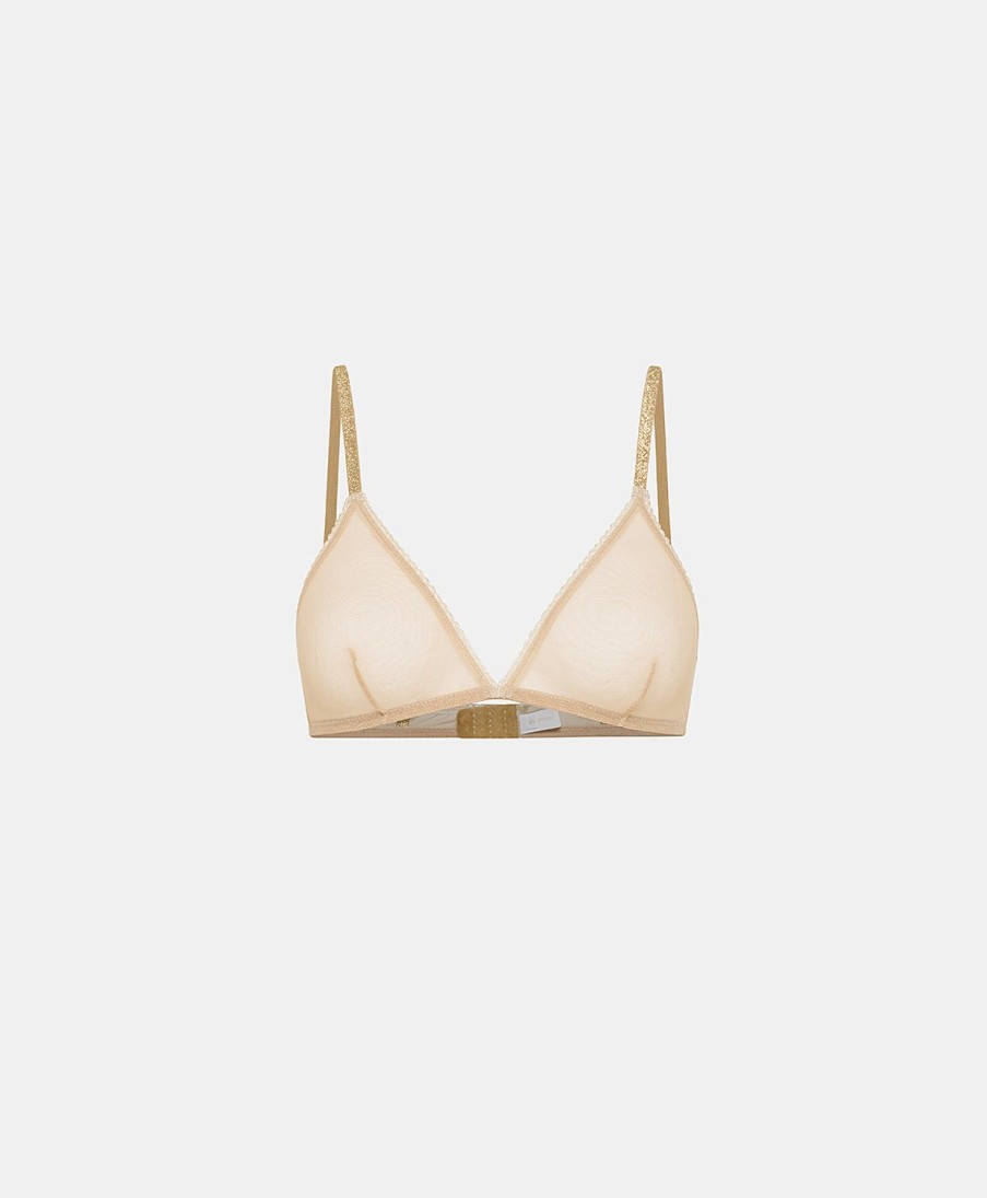 Underwear Momoni | Amethist Bra In Tulle - Skin Pink