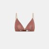 Underwear Momoni | Amethist Bra In Lurex Jersey - Earth Brown