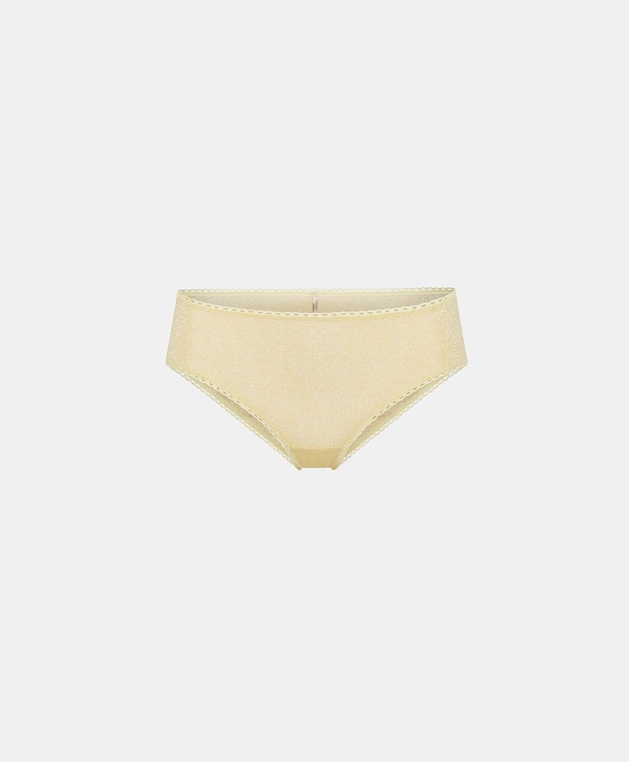 Underwear Momoni | Amaca Slip In Lurex Jersey - Acid Green